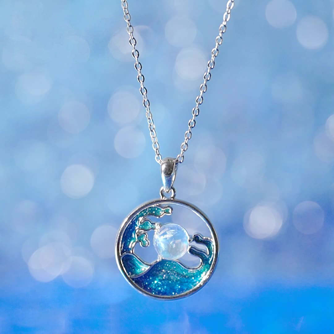 Moonstone Star Necklace Charm Necklace Fine Jewelry for Women Gifts for Her - soufeelmy