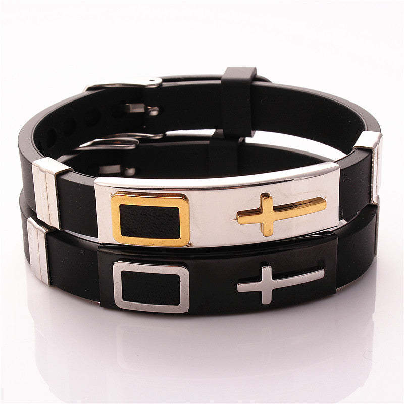 Religion Bracelet Charm Bracelet silica gel Bracelet Fine Jewelry for Women and Men - soufeelmy
