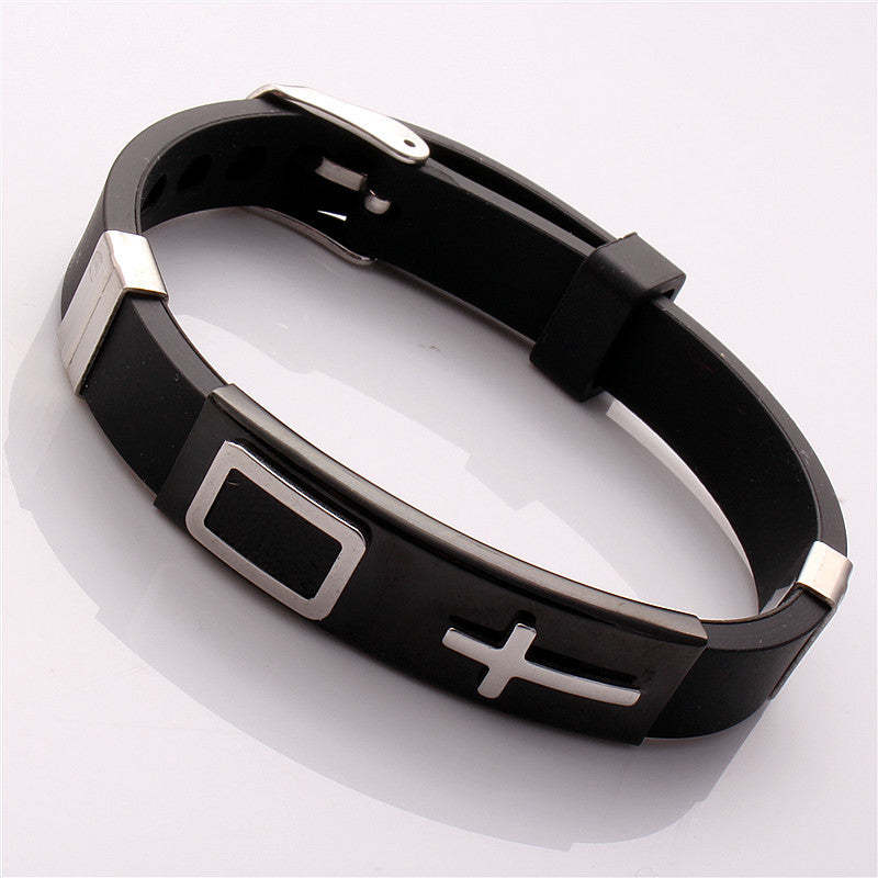 Religion Bracelet Charm Bracelet silica gel Bracelet Fine Jewelry for Women and Men - soufeelmy