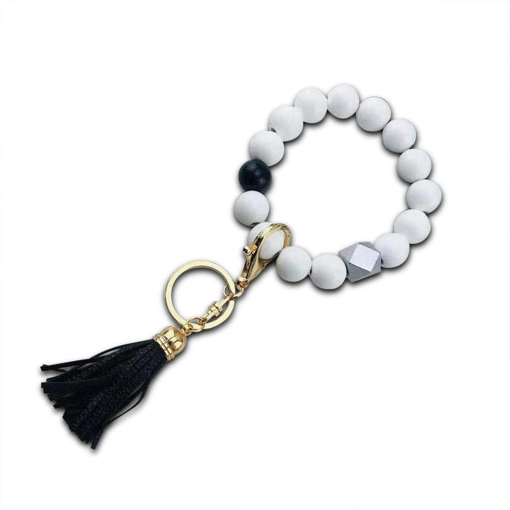 Silicone Key Ring Bracelets Wristlet Keychain for Women - soufeelmy