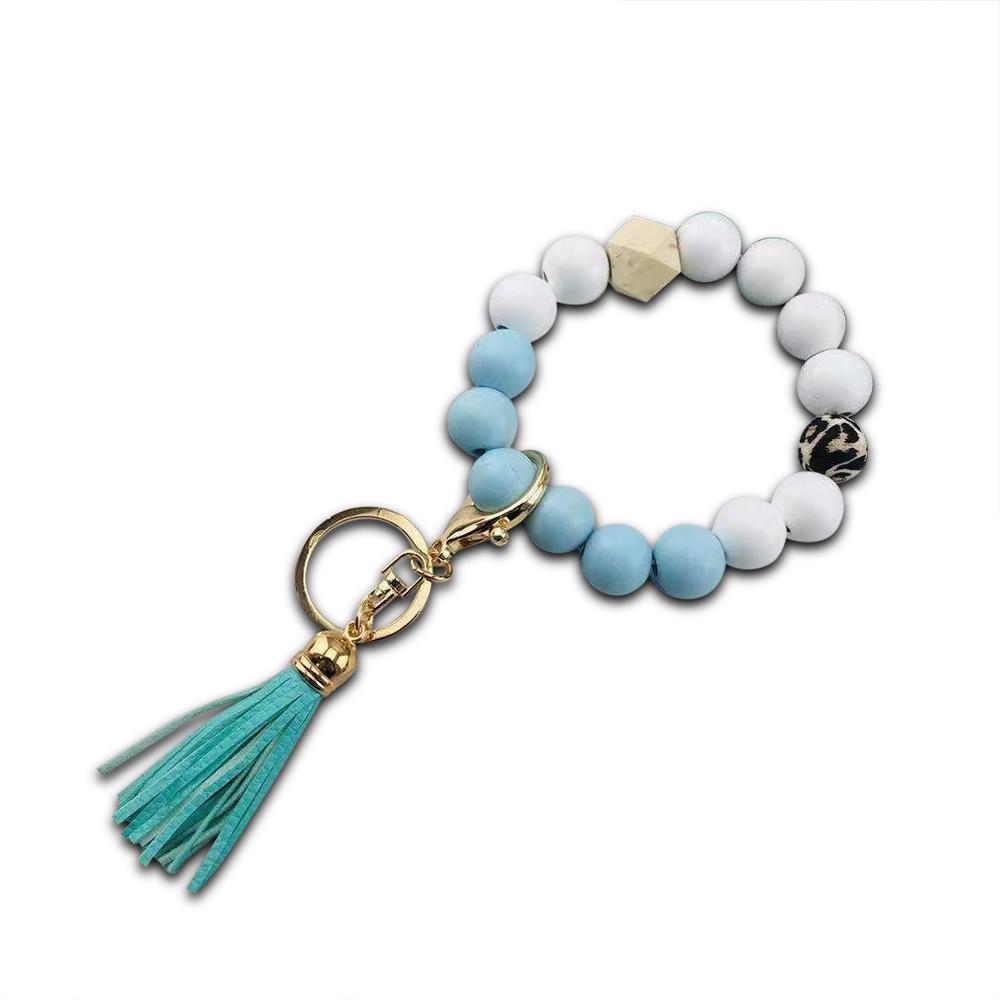 Silicone Key Ring Bracelets Wristlet Keychain for Women - soufeelmy