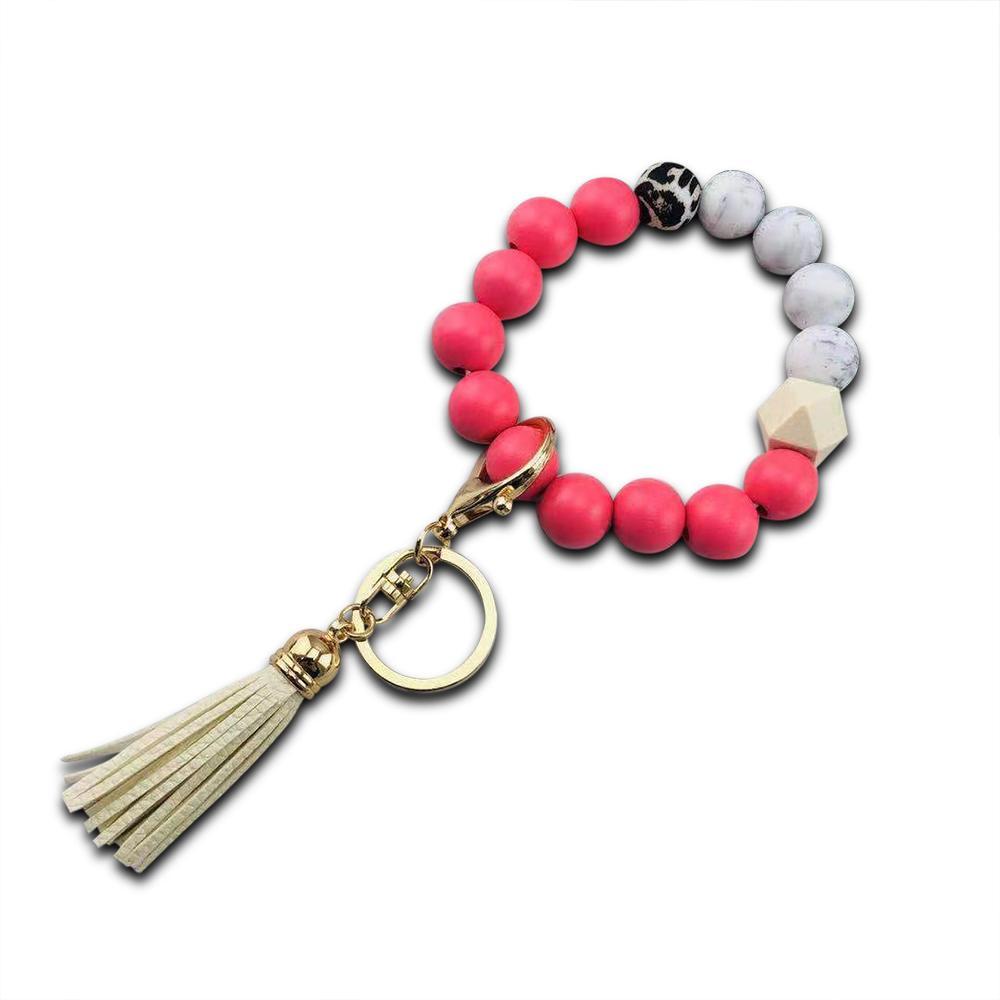 Silicone Key Ring Bracelets Wristlet Keychain for Women - soufeelmy