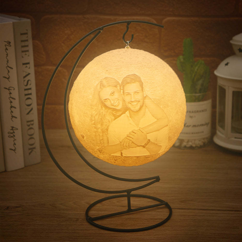 Custom Photo Suspension Bracket Lunar Lamp Night Light - soufeelmy