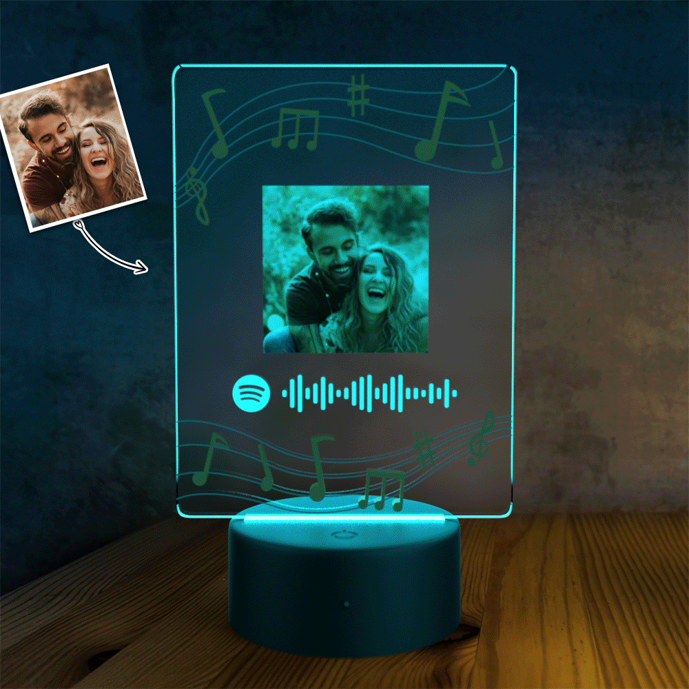 Customized Spotify LED light lamp Custom Night Light Christmas Gift - soufeelmy