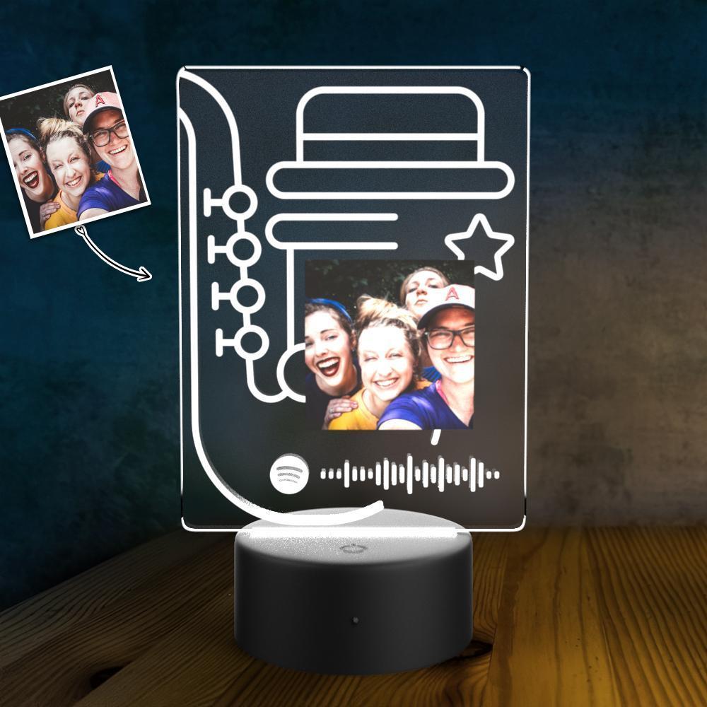Customized Spotify LED light lamp Custom Night Light Christmas Gift - soufeelmy