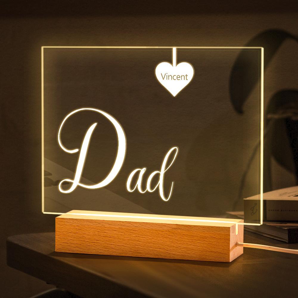 Custom engraved keychains can be engraved for father - soufeelmy