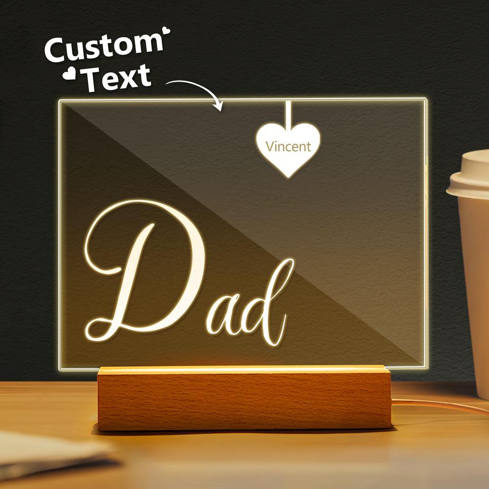Custom engraved keychains can be engraved for father - soufeelmy