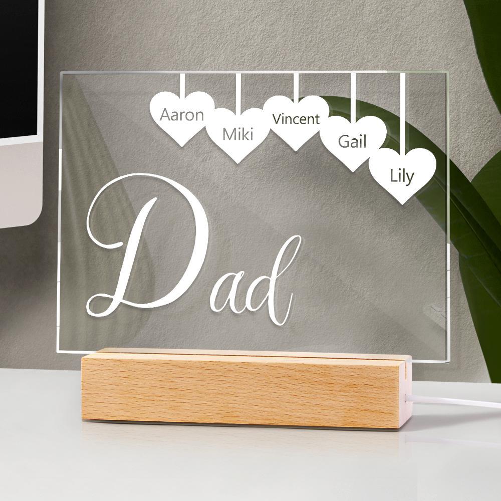 Custom engraved keychains can be engraved for father - soufeelmy