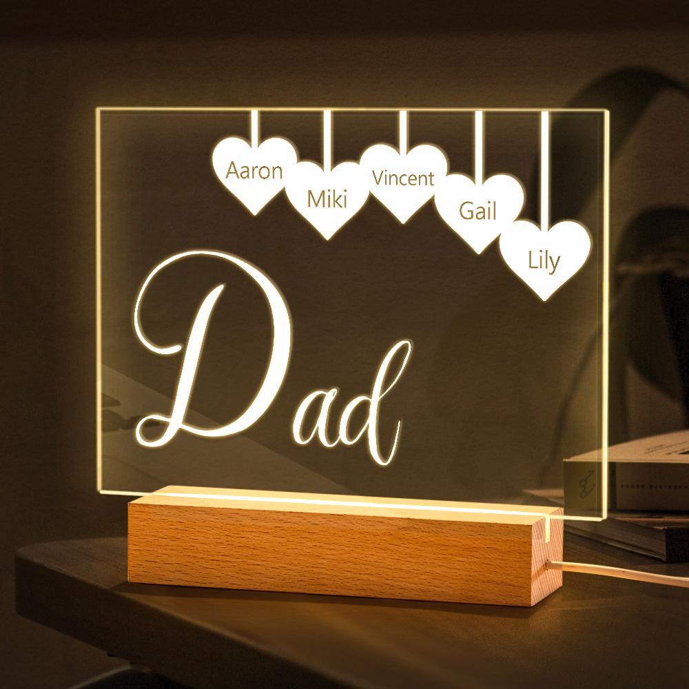 Custom engraved keychains can be engraved for father - soufeelmy