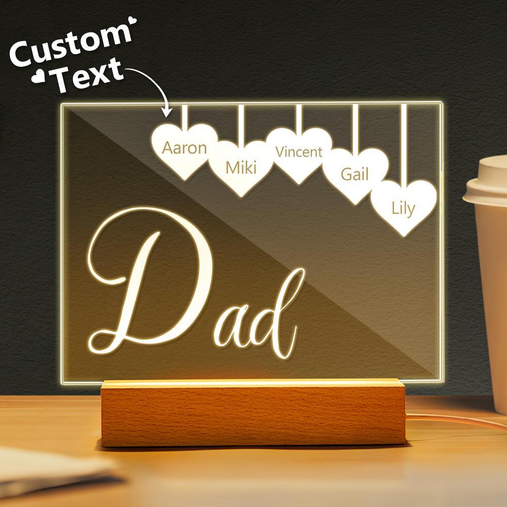 Custom engraved keychains can be engraved for father - soufeelmy