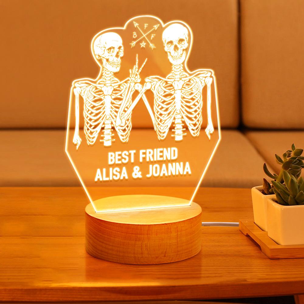 Bff Led Night Light Birthday Gifts for Best Friend Lamp Gift for Best Friend - soufeelmy