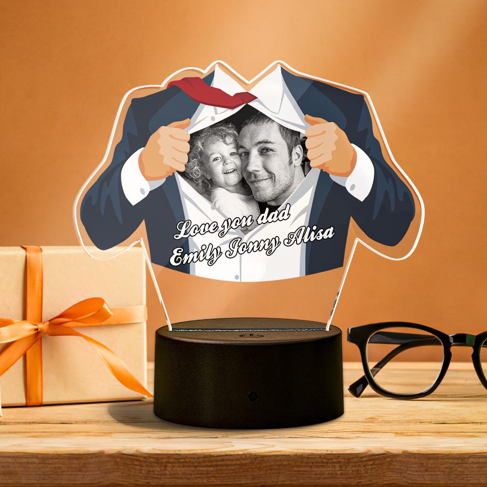 Father's Day Special Suit 3d Led Night Light Best Gift for Father - soufeelmy