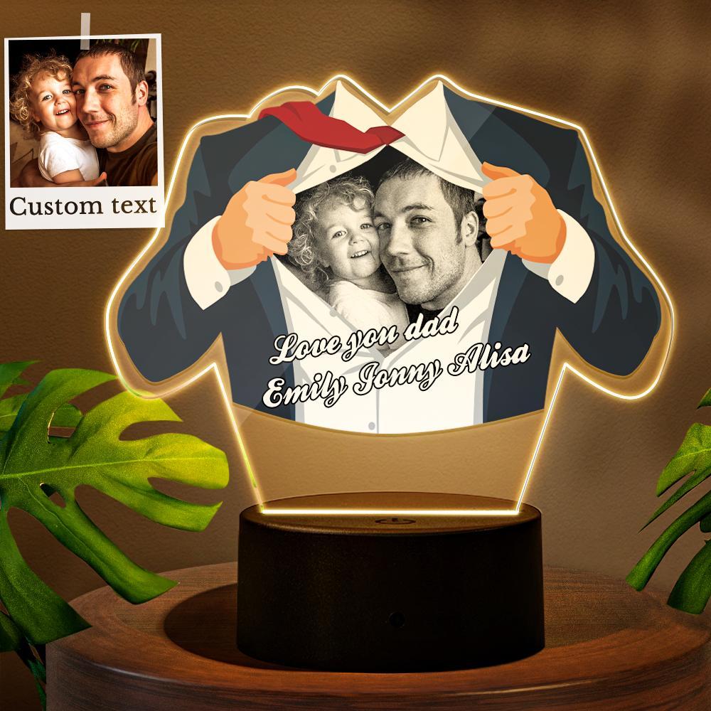 Father's Day Special Suit 3d Led Night Light Best Gift for Father - soufeelmy