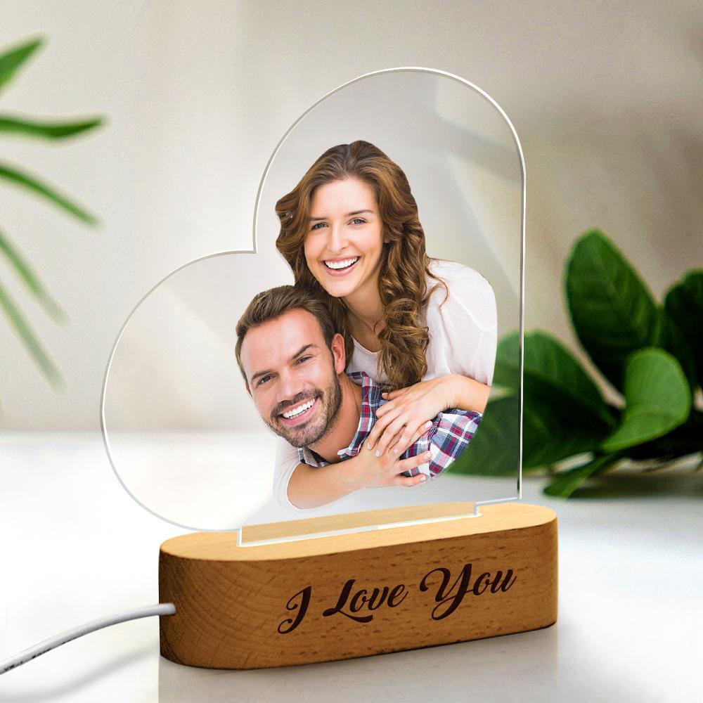 Customized Night Light 3D Personalized Text Photo Night Light Personalized Gift - soufeelmy