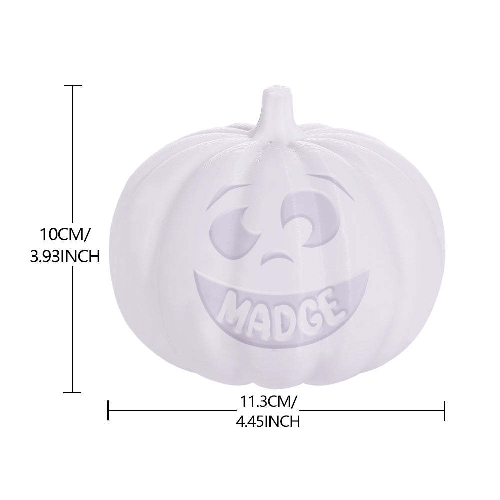 Personalized Halloween Pumpkin Light Custom Crazy Light Custom Light Up Jack-o-lantern Halloween Decor - soufeelmy