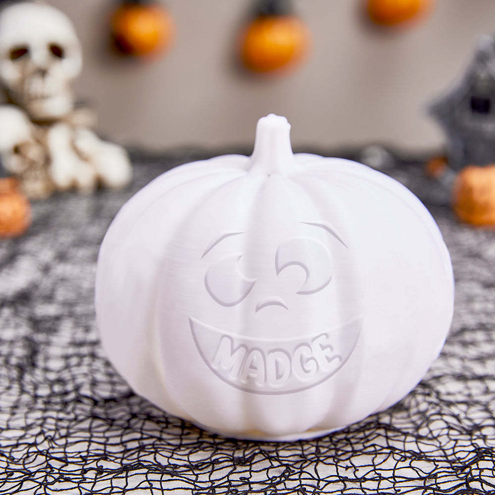Personalized Halloween Pumpkin Light Custom Crazy Light Custom Light Up Jack-o-lantern Halloween Decor - soufeelmy