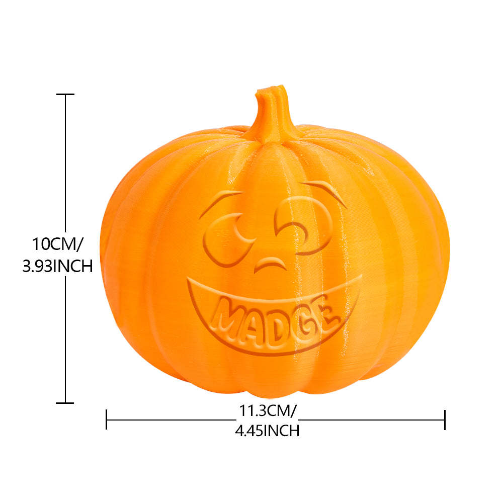 Personalized Halloween Pumpkin Light Custom Crazy Light Custom Light Up Jack-o-lantern Halloween Decor - soufeelmy