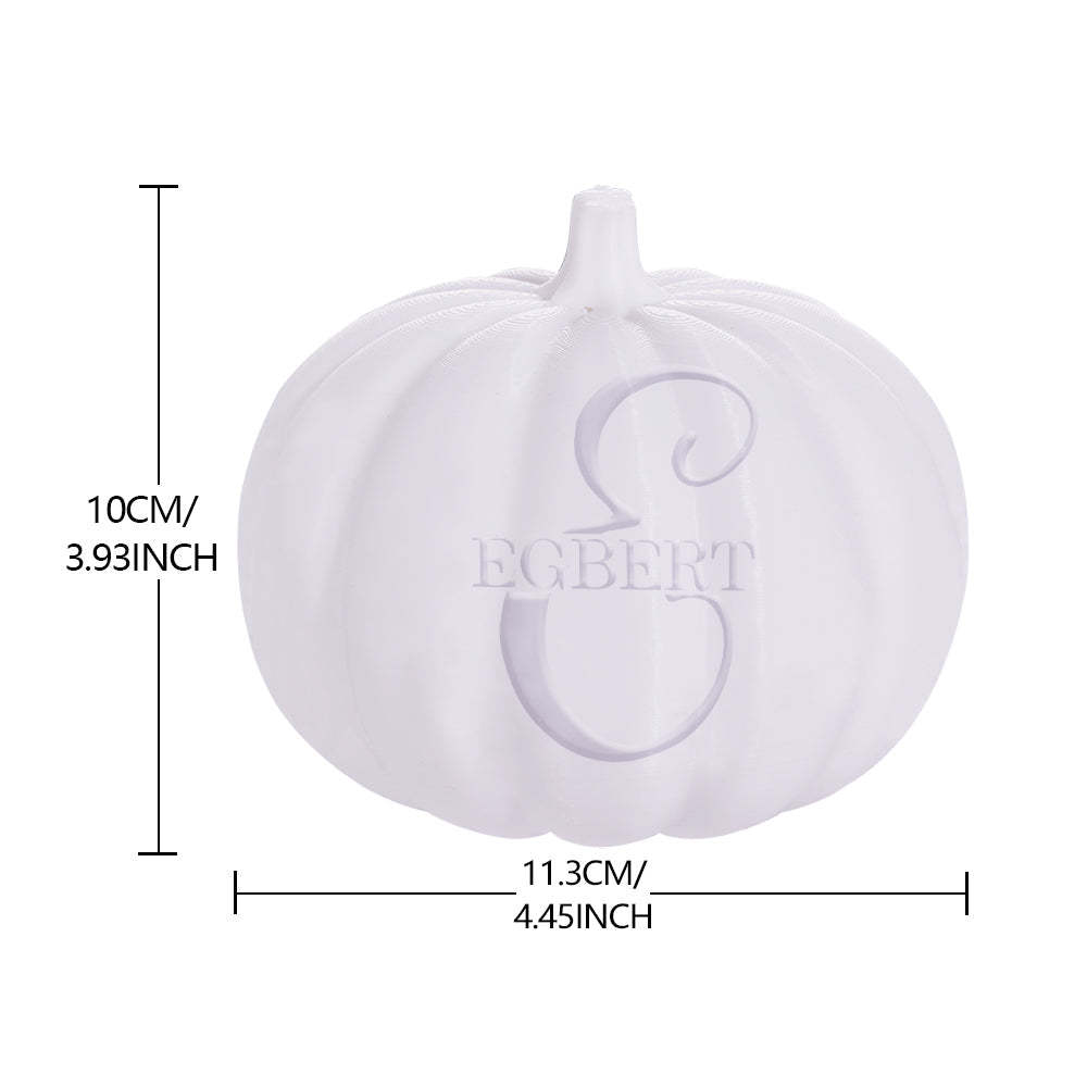 Personalized Halloween Pumpkin Light Custom Name Light Custom Light Up Jack-o-lantern Halloween Decor - E - soufeelmy