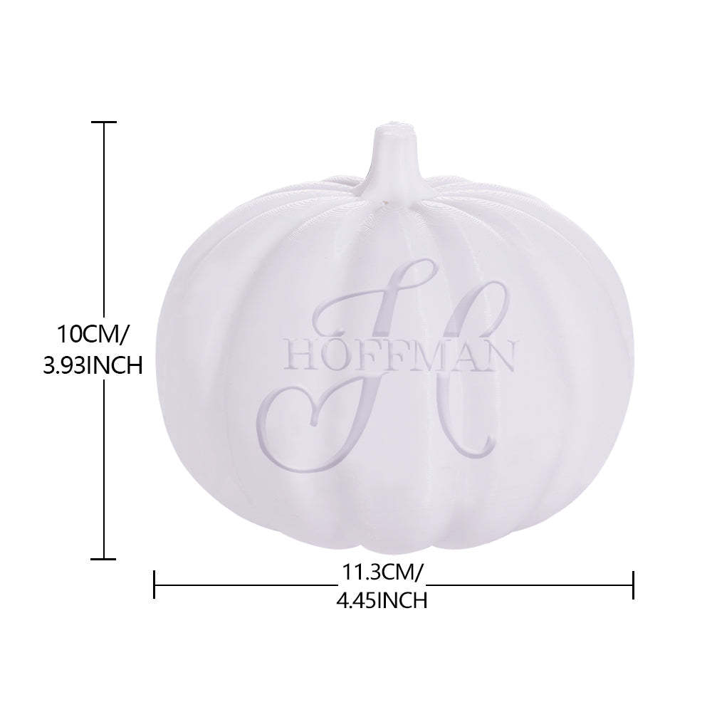 Personalized Halloween Pumpkin Light Custom Name Light Custom Light Up Jack-o-lantern Halloween Gift - H - soufeelmy