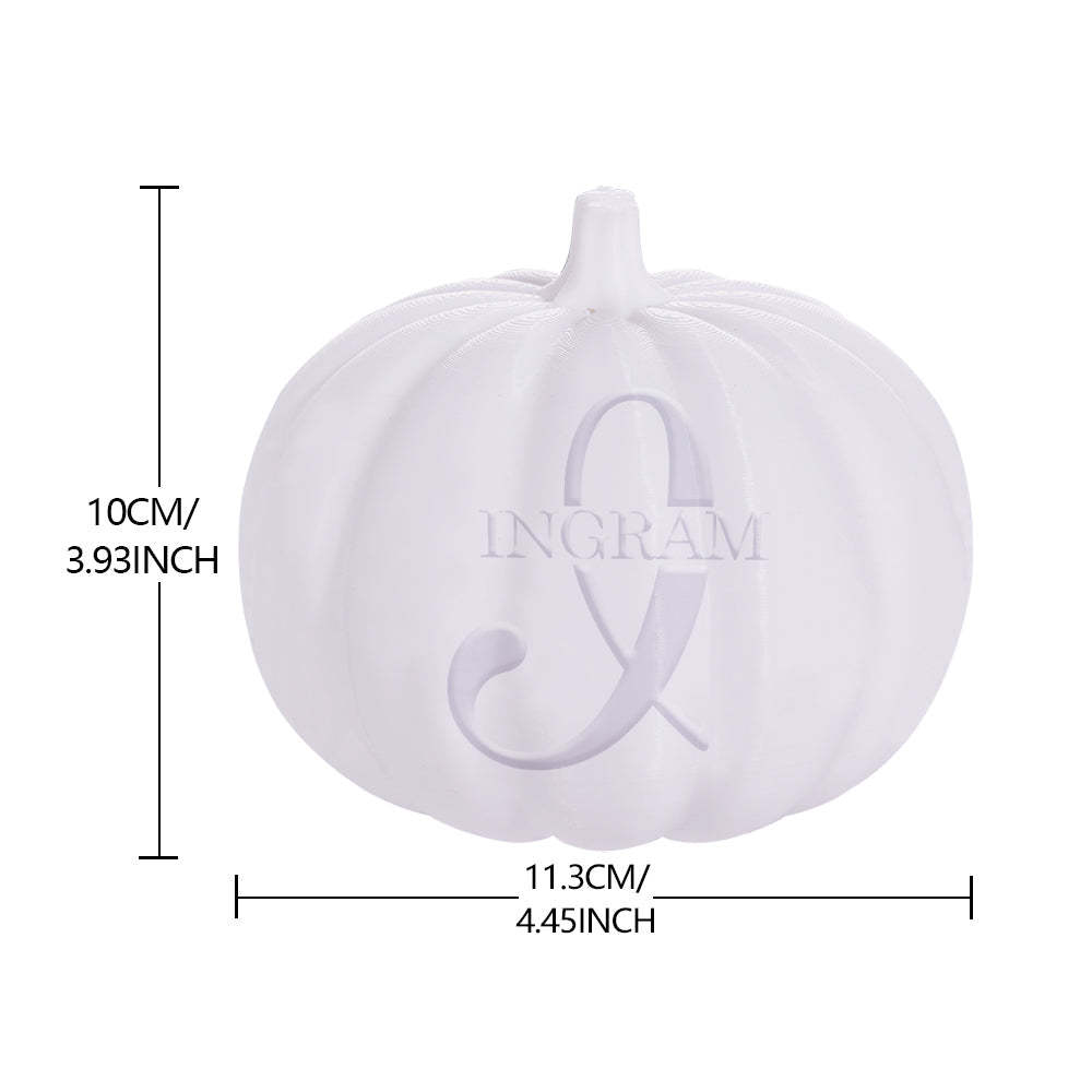 Personalized Halloween Pumpkin Light Custom Name Light Custom Light Up Jack-o-lantern Halloween Decor - I - soufeelmy