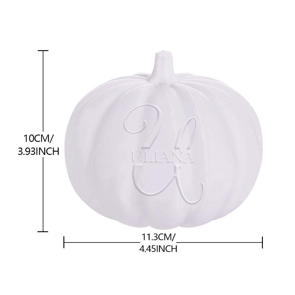 Personalized Halloween Pumpkin Light Custom Name Light Custom Light Up Jack-o-lantern Halloween Decor - U - soufeelmy
