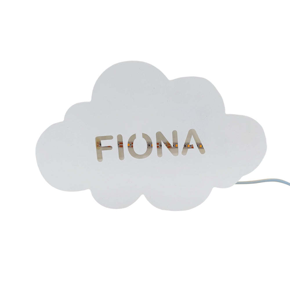 Personalized Name Cloud Wall Light for Kids Room Birthday Gift for Kids - soufeelmy