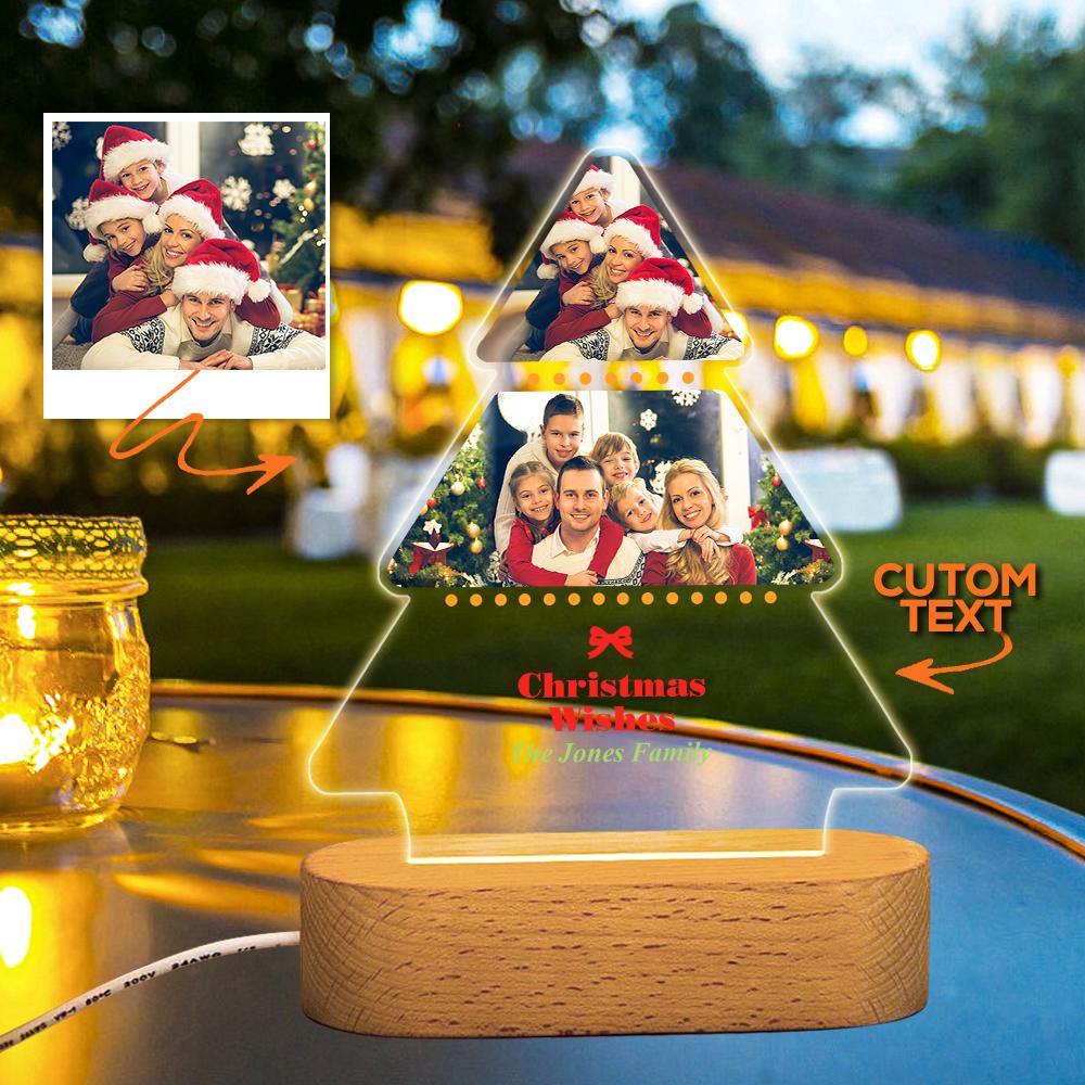 Custom Night Light Christmas Tree Lights Home Decor Christmas Gift - soufeelmy