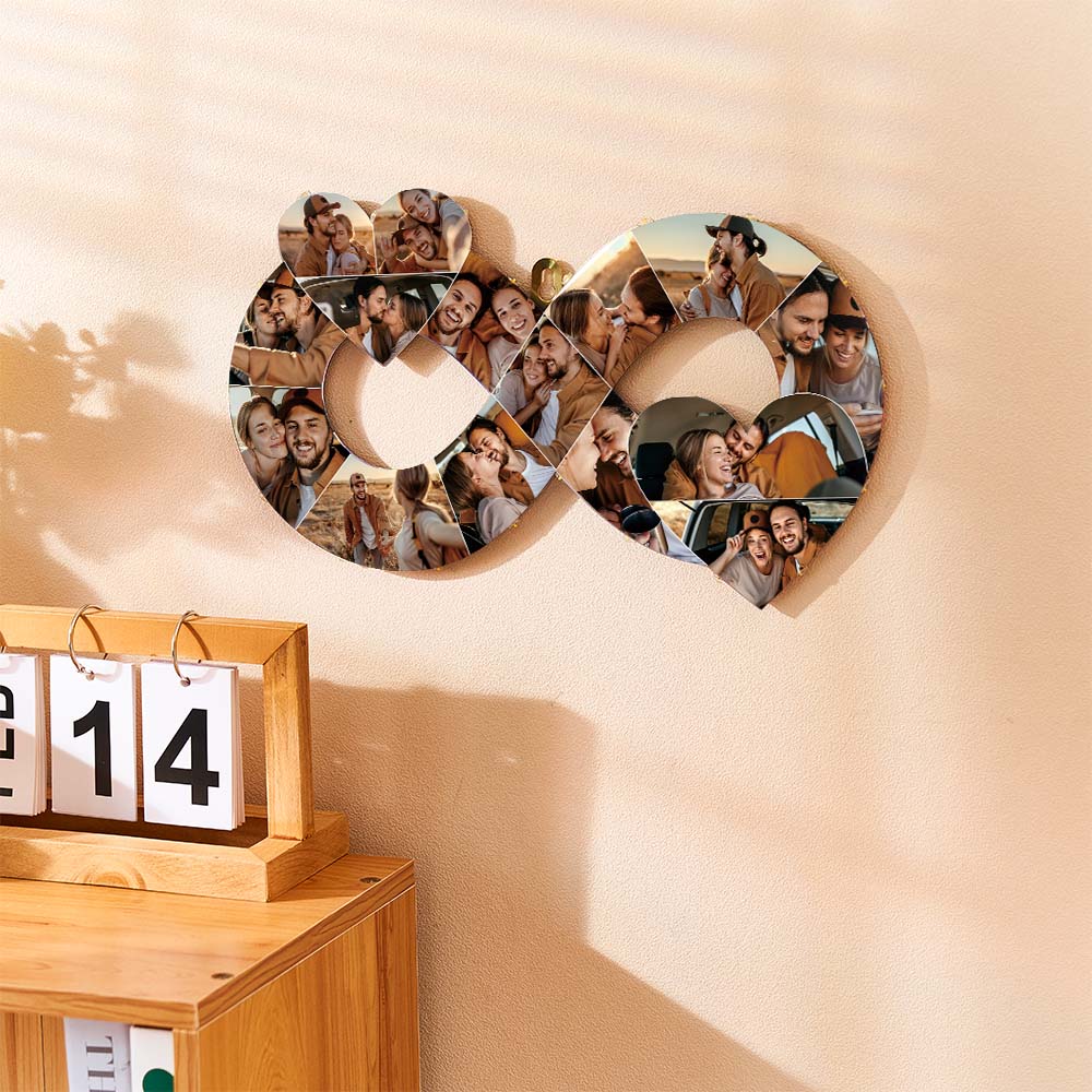 Custom Photo Infinity Love Acrylic Lamp Personalized Photo Frame Night Light Creative Gift for Her - soufeelmy
