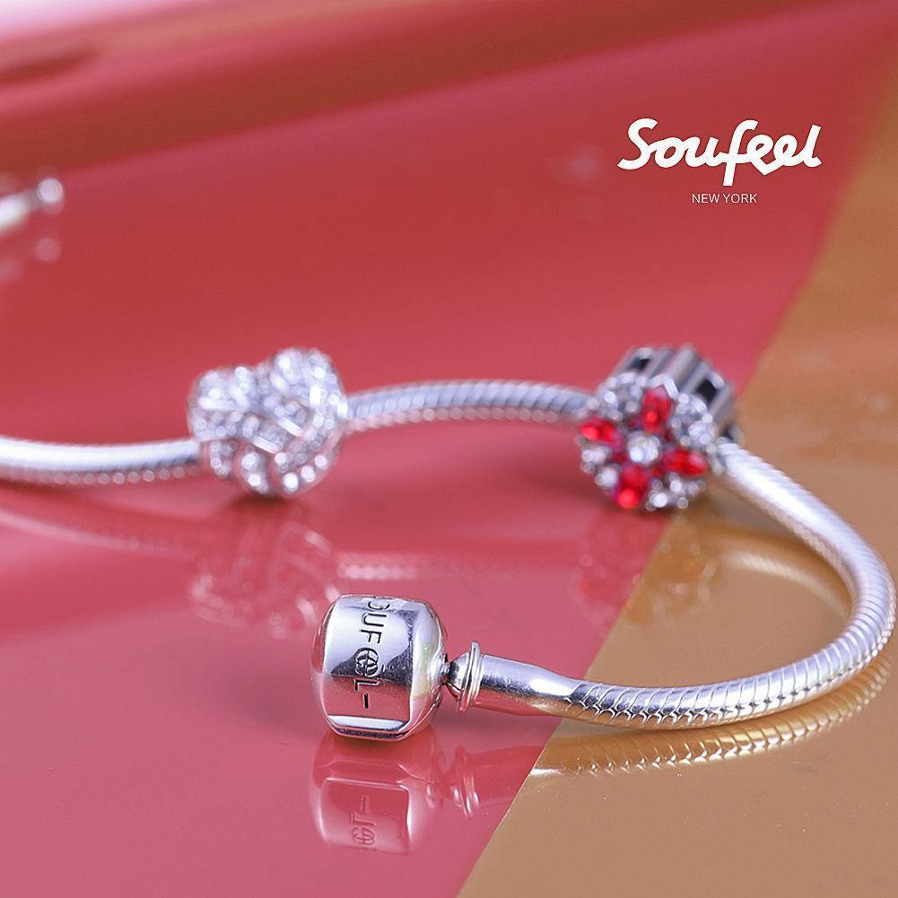 Classic Soufeel Snake Chain Bracelet Silver -