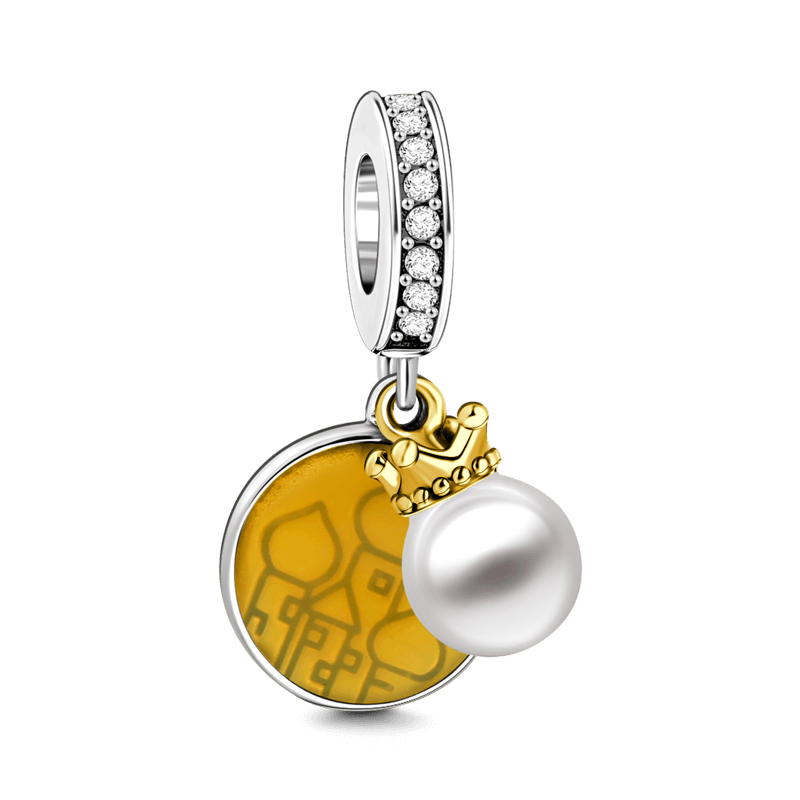 Live A Wonderful Life Charm 14k Gold Plated Silver - soufeelus