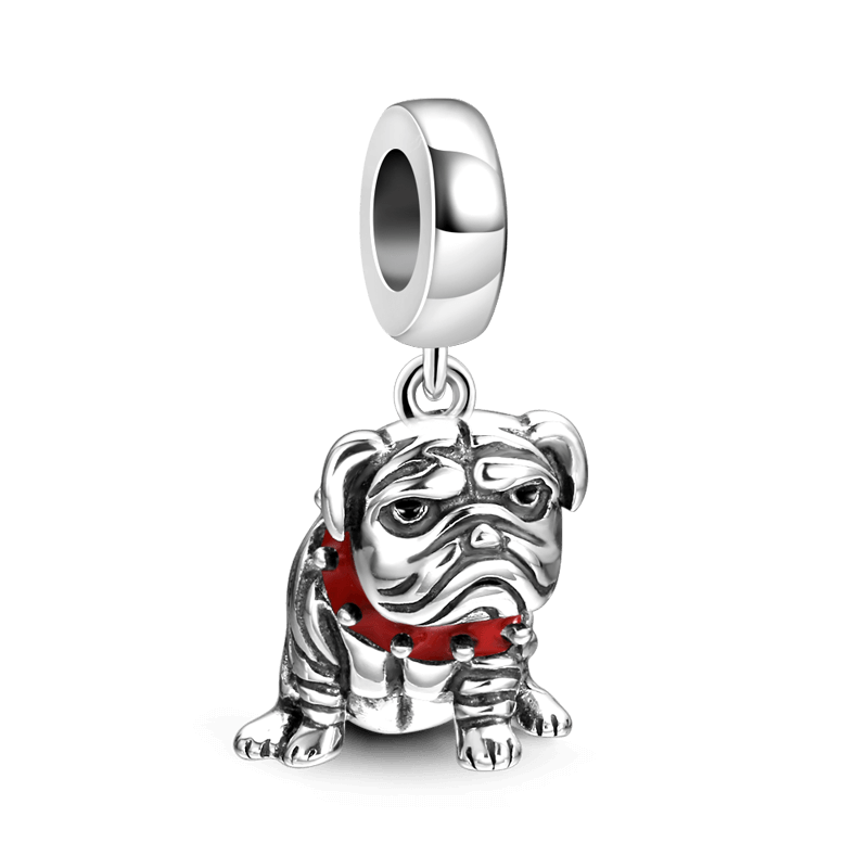 Shar Pei Charm Silver - soufeelus