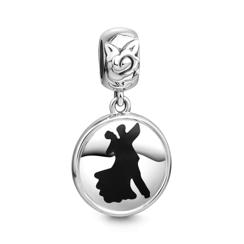 First Dance Dangle Charm Silver - soufeelus