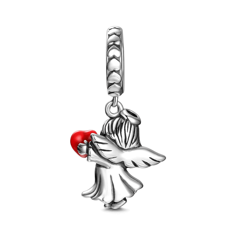 Silver Angel Baby Dangle Charm - 