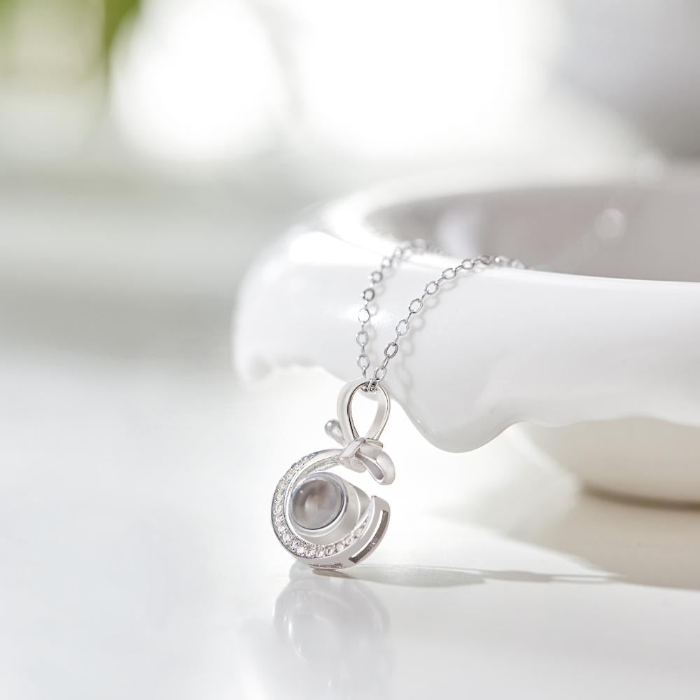 Custom Projection Necklace Unique Design Couple Gifts - soufeelmy