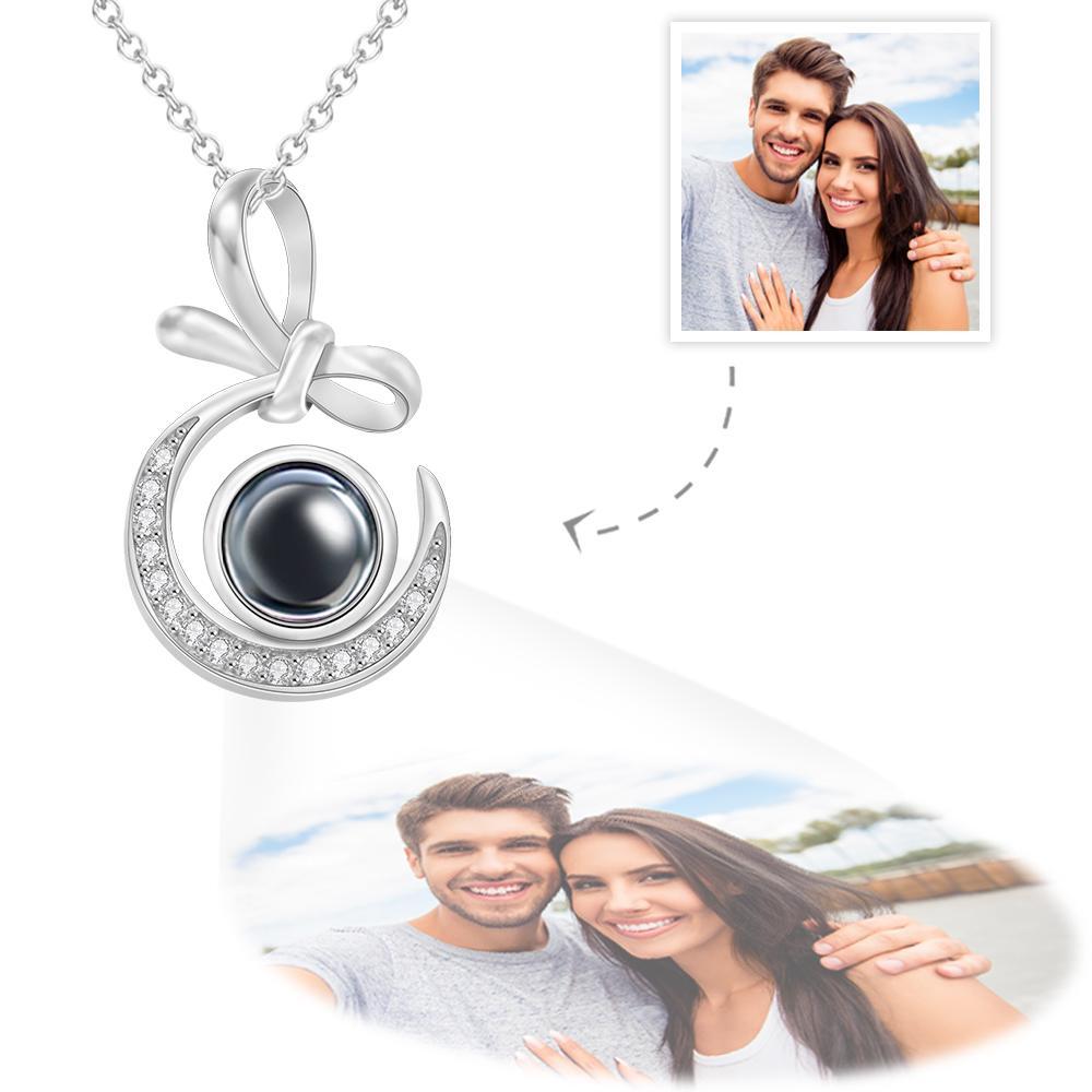 Custom Projection Necklace Unique Design Couple Gifts - soufeelmy