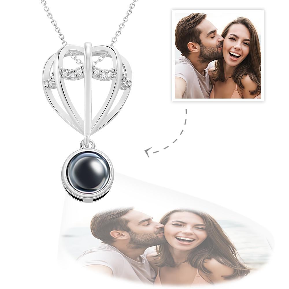 Custom Photo Projection Necklace Balloon Pendant Necklace Gift for Women - soufeelmy