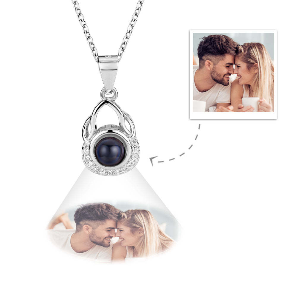 Custom Projection Necklace Cute Purse Photo Necklace for Her - soufeelmy