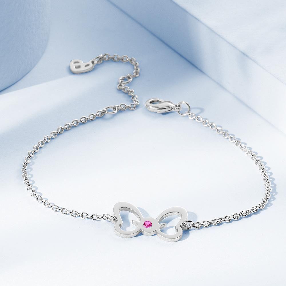 Custom Birthstone Anklet Birthstone Jewelry Gifts for Her -