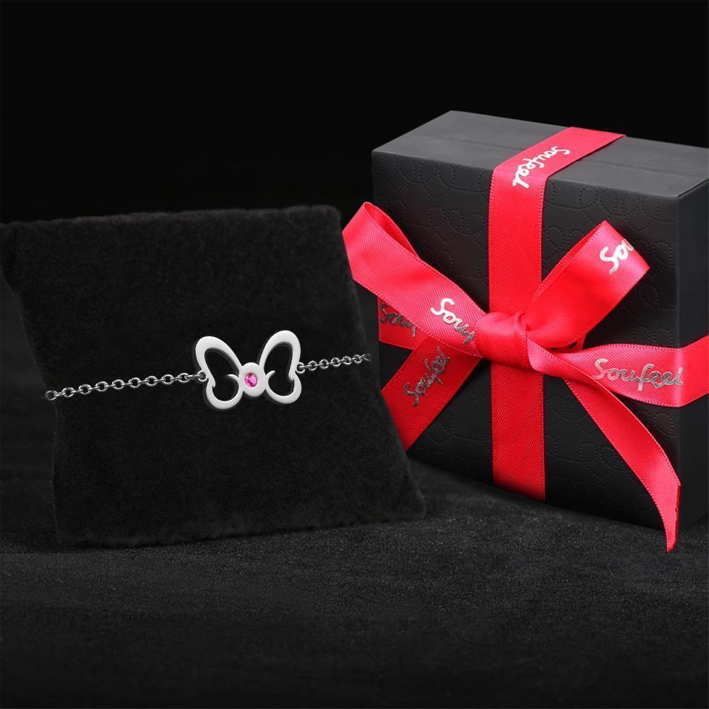 Custom Birthstone Anklet Birthstone Jewelry Gifts for Her -