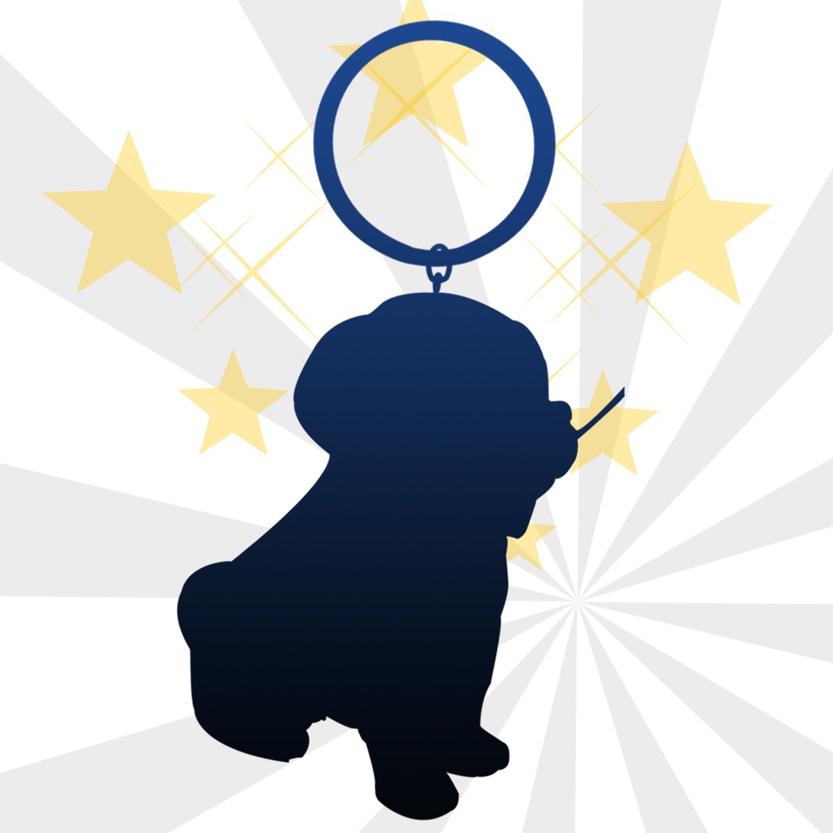 Fully Customizable 1 Pet Custom Bobblehead With Engraved Text Key Chain