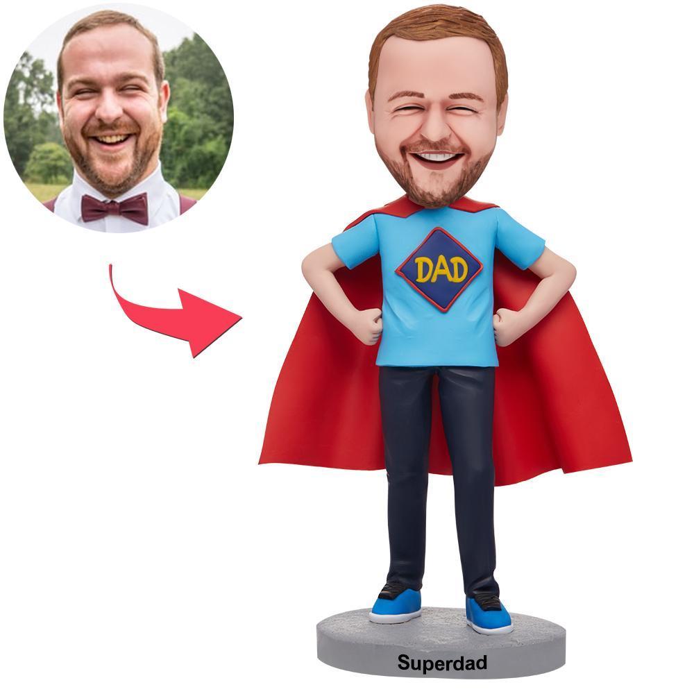 Cool Superman Super Father Custom Bobblehead With Your Own Text
