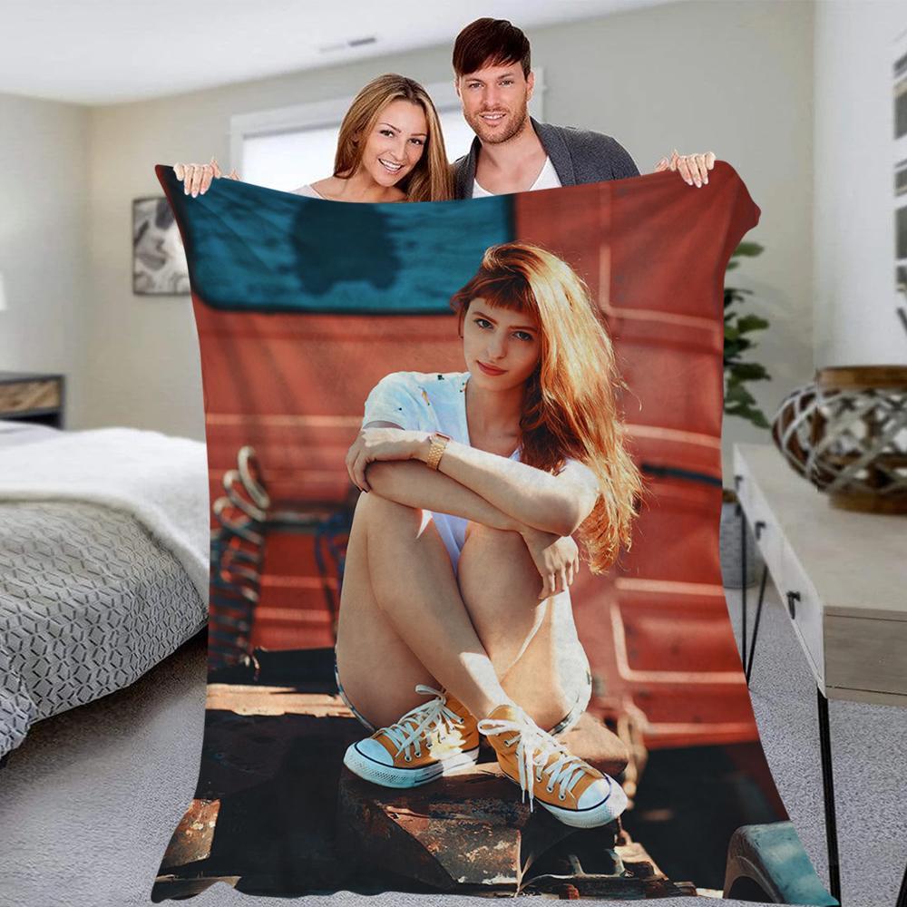 Custom Perfect Love Fleece Photo Blanket For Women