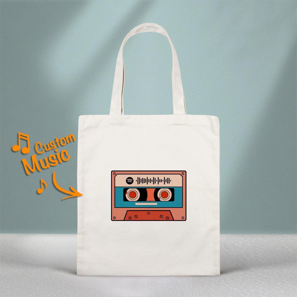 Custom Unisex Spotify Code Tape Bags