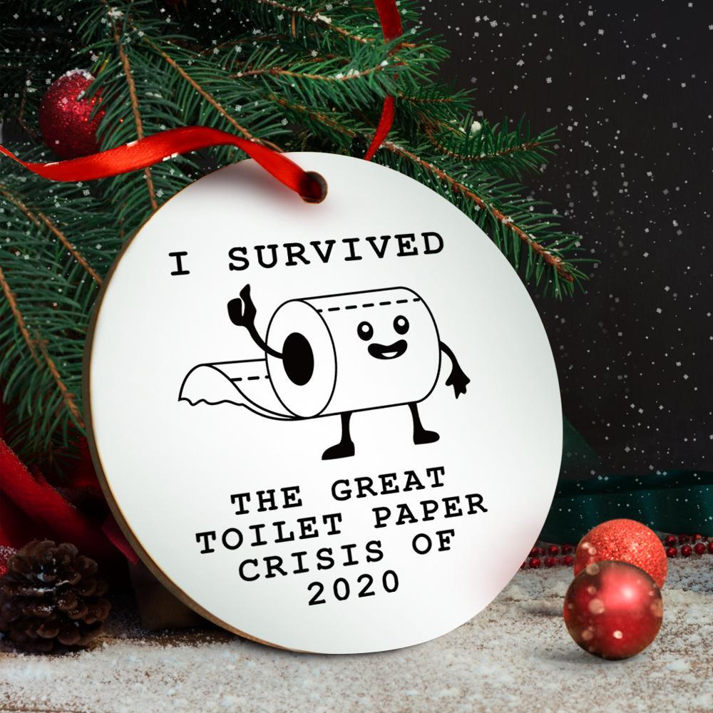 Personalised Photo Ornament Double Sides 2021 Happy New Year Hanging Ornament Unique Design Gifts for New Year