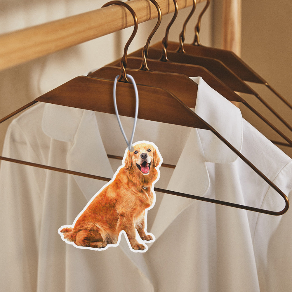 Custom Photo Car Air Freshener Rearview Mirror Ornament 3PCS Funny Air Freshener Gifts - soufeelau