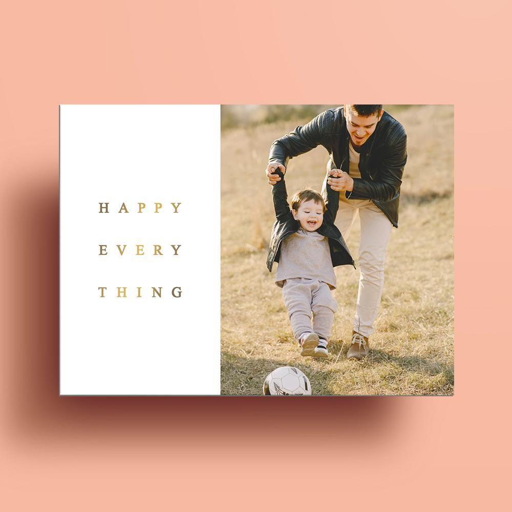 Custom Photo Greeting Card