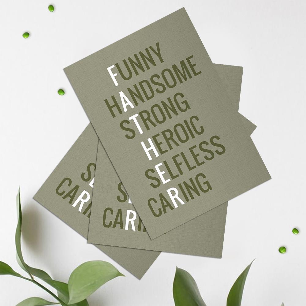 Greeting Card For Father's Day All The Good Quality - soufeelau