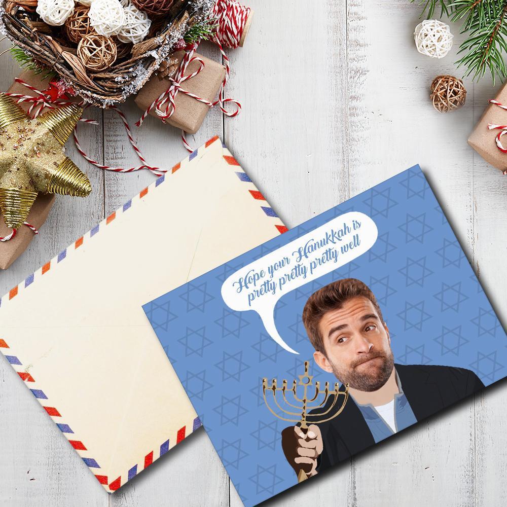 Custom Funny Hanukkah Card With Engraving Hanukkah Gift For Him