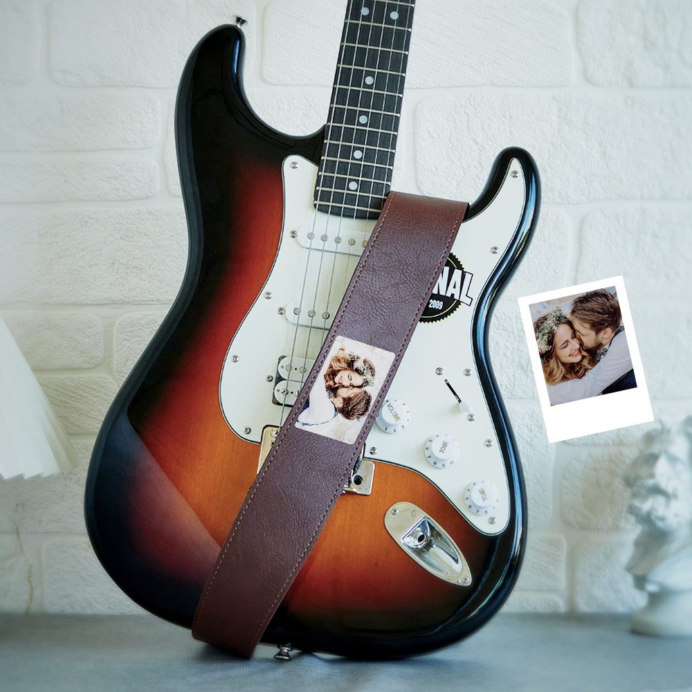 Custom Photo Guitar Strap Creative Music Gifts - soufeelau