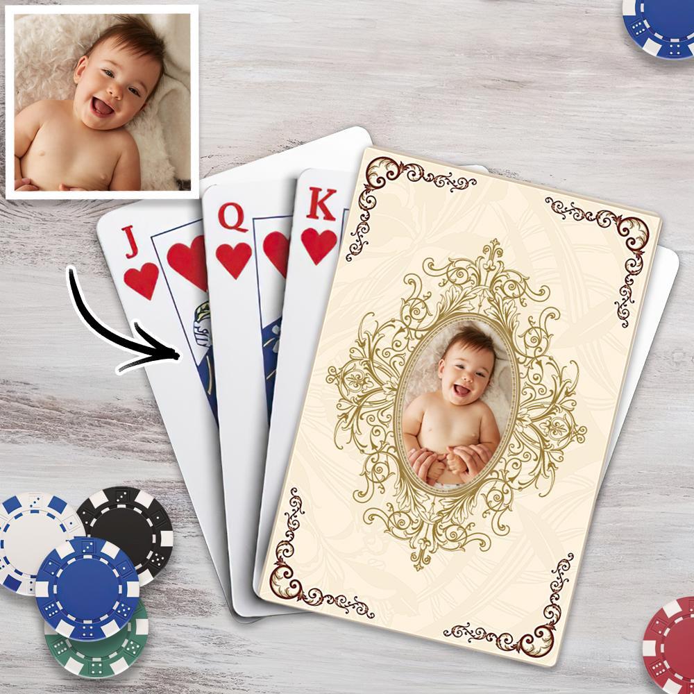 Custom Poker Cards Custom Playing Cards Personalised Playing Cards Kids Game